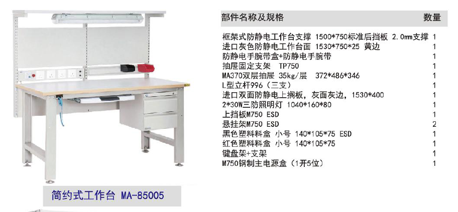 简约式工作台（承重型）